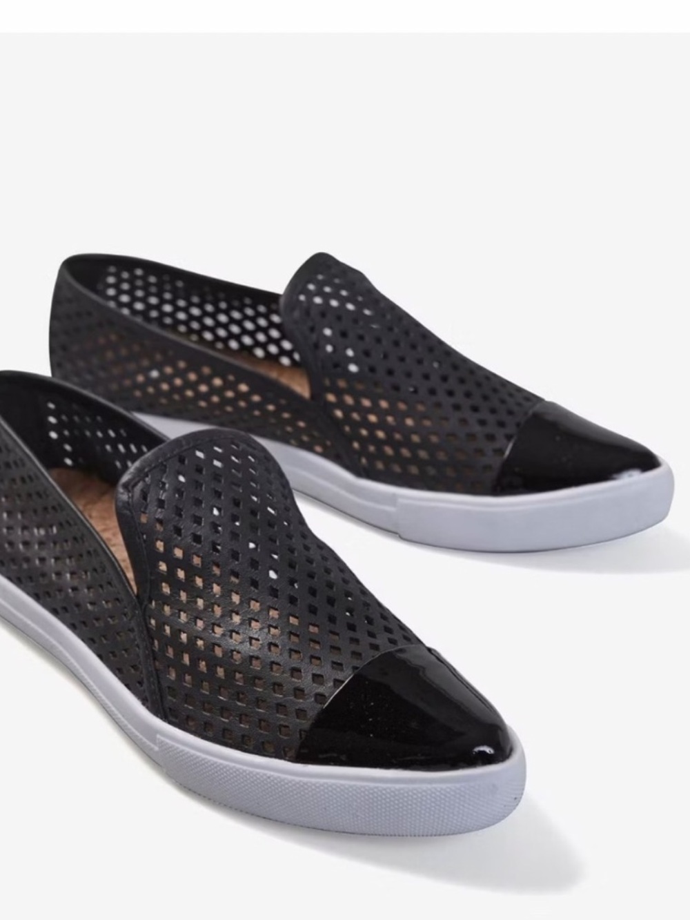 Jibs Slim Slip On Sneakers in Black/Onyx Leather - Picture 2 of 12